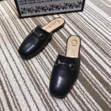 、2019 new fashion casual trend joker women's shoes flat bottom baotou half slippers