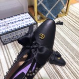 19 spring new fashion high heel women's shoes bowknot  rivet thick with single shoes