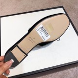 2019 spring new rhinestones half tow luxury velvet flat slippers casual shopping comfortable women's shoes
