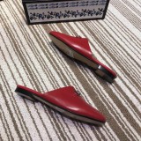 、2019 new fashion casual trend joker women's shoes flat bottom baotou half slippers