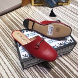 、2019 new fashion casual trend joker women's shoes flat bottom baotou half slippers