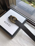 3.5cm stainless steel shield metal buckle with embossed leather women belt