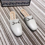 、2019 new fashion casual trend joker women's shoes flat bottom baotou half slippers