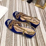 women's shoes new diamond suede mid-heel sandals spring and summer baotou thick with high heels