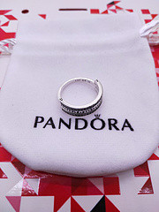 The new  original single explosion women ring 925 all-body sterling silver material