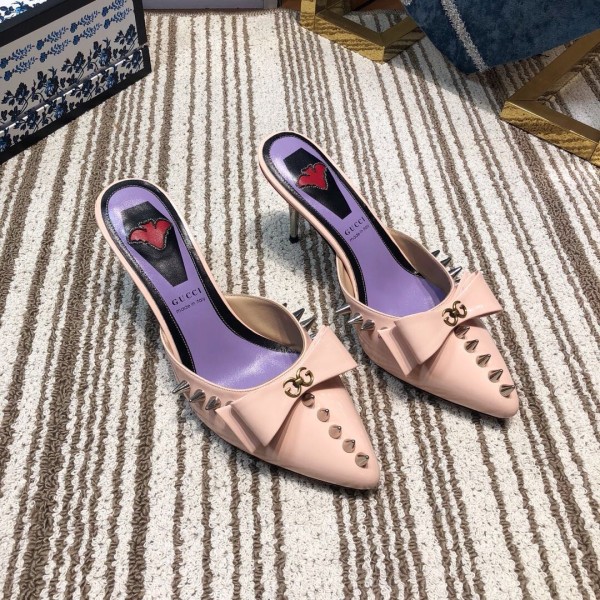 2019 new wild pointed sandal women summer fashion wear baotou lazy half slippers female stiletto