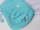 new wild simple women models 1837 double ring bracelet