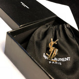 Saint Laurent YSL electroplating female letter brooch