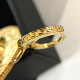 folding new head golden heavy metal retro street wind earrings