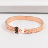 2019 European and American letters straight buckle rose gold bracelet k14 rose gold bracelet three color choice