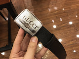 2019 new simple wild 4.0cm pure copper belt buckle cat claw pattern men's belt