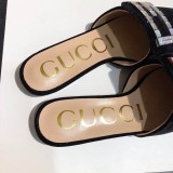 2019 spring new rhinestones half tow luxury velvet flat slippers casual shopping comfortable women's shoes