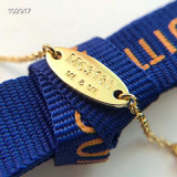 and the United States small red heart wings letter necklace women plated 18K gold clavicle chain Valentine's Day series