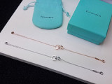 new wild simple women models 1837 double ring bracelet
