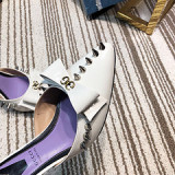 2019 new wild pointed sandal women summer fashion wear baotou lazy half slippers female stiletto