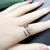 All-in-one S925 sterling silver  ring