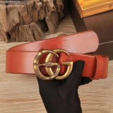 new 3.8Cm exquisite copper buckle body with double-sided suede leather fashion wild women's belt
