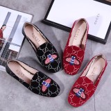 new single shoes women's shoes leather with a round head a pedal women's shoes