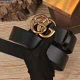 new 3.8Cm exquisite copper buckle body with double-sided suede leather fashion wild women's belt