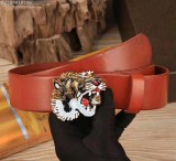 new 3.8Cm exquisite copper buckle body with double-sided suede leather fashion wild women's belt