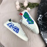 Small white shoes women 2019 spring new joker real leather flat bottom shoes men's casual shoes