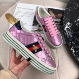 2019 spring new low to help round head thick color matching lace women's shoes fashion joker casual shoes