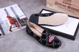 new single shoes women's shoes leather with a round head a pedal women's shoes