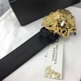 Medusa head leather belt