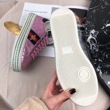 2019 spring new low to help round head thick color matching lace women's shoes fashion joker casual shoes