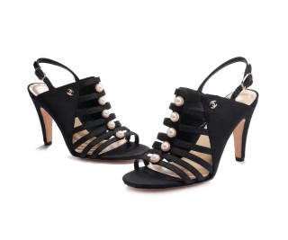 summer sandals women's leather high heel sandals casual wedges sheepskin pearl jewelry women's shoes