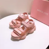 summer shoes women's wild sandals Korean version of the thick bottom