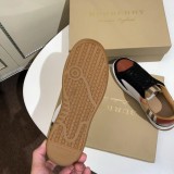 = classic check rainbow plaid casual shoes fashion low cut canvas shoes