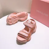 summer shoes women's wild sandals Korean version of the thick bottom