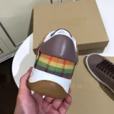 = classic check rainbow plaid casual shoes fashion low cut canvas shoes