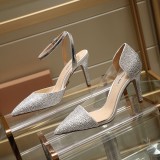 wild sandals female summer bright French high heel stiletto pointed shoes