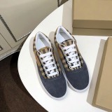 = classic check rainbow plaid casual shoes fashion low cut canvas shoes