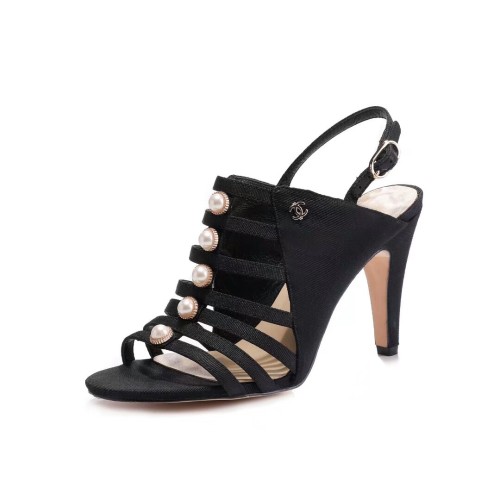 summer sandals women's leather high heel sandals casual wedges sheepskin pearl jewelry women's shoes