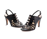 summer sandals women's leather high heel sandals casual wedges sheepskin pearl jewelry women's shoes