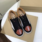 = classic check rainbow plaid casual shoes fashion low cut canvas shoes