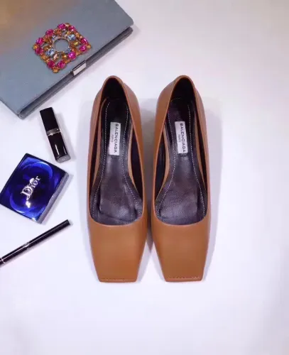 slanted square head flat head women's shoes