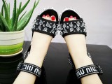 Jacquard Ribbon Sandals