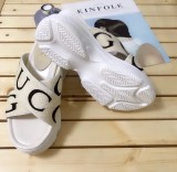 cross slippers female summer fashion wild thick bottom