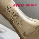 Word with high heel sandals Joker handmade beaded pearl stiletto open toe shoes