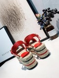Spring and summer models handmade crochet thick-soled hemp rope wild casual sandals