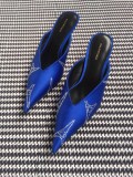 kitten with Muller shoes pointed half slippers women