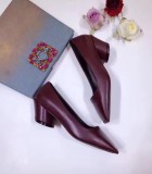 slanted square head flat head women's shoes
