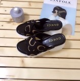 cross slippers female summer fashion wild thick bottom