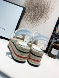 Spring and summer models handmade crochet thick-soled hemp rope wild casual sandals