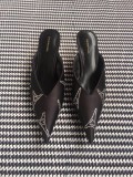 kitten with Muller shoes pointed half slippers women