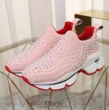 couple shoes, women's shoes, red shoes, flat casual shoes, women's platform sneakers
